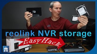 3 Ways to Increase Hard Drive Capacity on a Reolink NVR Cool Hack [upl. by Pallaton]