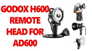 Godox H600B extension head for Godox AD600 Overview  Power Comparison [upl. by Shena198]