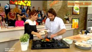 Yemek Takımı Pesto Soslu Tavuk Bohça Tarifi Canlı izle 14112013 [upl. by Hannis574]