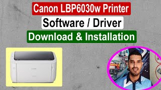 Canon imageCLASS LBP6030w Printer Software  Driver Download amp Installation ll മലയാളം [upl. by Liggitt625]