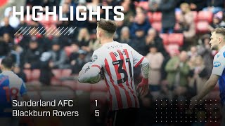 Heavy Home Defeat  Sunderland AFC 1  5 Blackburn Rovers  EFL Championship Highlights [upl. by Nnaharas]