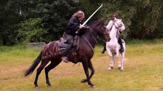 Apocalyptic Riders  Show Riding amp Fight  Medievalshow  Swordfight Horse  Hesperange 2016  Live [upl. by Siramaj882]