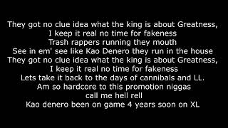 Kao Denero Kenyatta Diss To Kaligraph Official Lyric Video [upl. by Paderna]