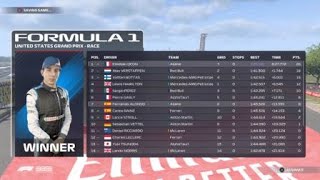 F1 21 Ocon United States Grand Prix gameplay [upl. by Yoshiko536]