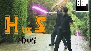 H vs S 2005 lightsaber duel [upl. by Thorpe]