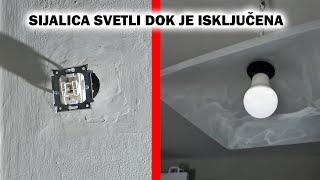 Led sijalica quotsvetliquot dok je isključena [upl. by Eibbil]