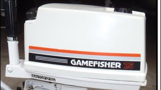 1983 Gamefisher 75 vintage outboard AOMCI SOLD [upl. by Devaj809]