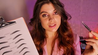 ESTETISTA ti fa le sopracciglia 🎀 super realistico ASMR ITA [upl. by Ssac585]