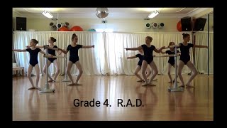 Grade 4 RAD Barre  all exercises  new [upl. by Greenland]