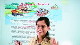 Topsy Turvy Land amp Gullivers Travels  Class 5 English  Poem and Story Explained [upl. by Rosamund]