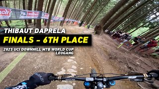 GoPro Thibaut Daprela  FINALS  6th Place Run  2023 UCI Downhill MTB World Cup in Leogang [upl. by Ytok]