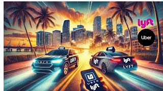 Работа в такси Miami Uber amp Lyft  Трудности с Заказами и Как Выжить  Смена 15 часов [upl. by Ammann886]