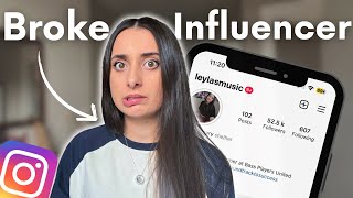 I was a fulltime influencer making NO MONEY [upl. by Dayiz]