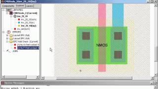 3 Layout of an inverter DRC ERC LVS NCC [upl. by Oilejor354]