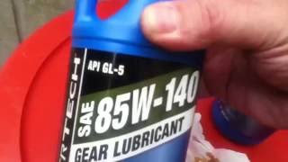 Supertech 85W140 High Performance Gear Lube [upl. by Gardie203]