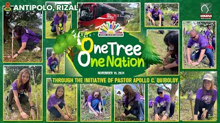 ONE TREE ONE NATION —📍Antipolo Rizal [upl. by Rocher]