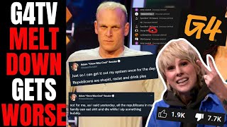 G4TV MELTDOWN After Raging Feminist Rant  Adam Sessler HATES FANS If They Dont Think Like Him [upl. by Anauqed]