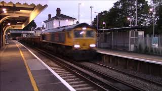 Engineering Trains at Newington and Snodland 23820 [upl. by Elatsyrk62]