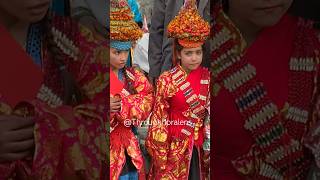 Beautiful cute kalash tribe kids at phool festival kalash welcome beautifulkids [upl. by Adran]