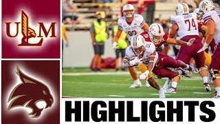 ULM vs Texas State Highlights I College Football Week 7  2023 College Football [upl. by Ejroj]