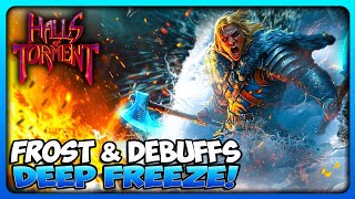 MILLIONS OF DAMAGE IN AOE With Huntsman Frost Debuff Build  Halls of Torment [upl. by Squire549]