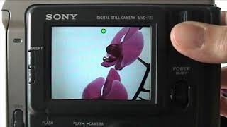 Le Sony Mavica MVCFD7 de 1997 [upl. by Eillom]