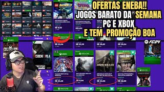 JOGOS BARATOS OFERTAS ENEBA SEXTA DA SEMANA JOGOS PARA PC E XBOX NOTÍCIAS DE JOGOS DA SEMANA [upl. by Eiramnerual]