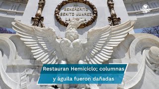 Restauran Hemiciclo a Juárez tras protestas [upl. by Bury]