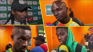 Déception du coach Aliou Cissé et ses joueurs après la défaite des lions [upl. by Uke950]