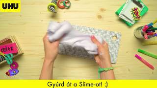 Pufi Slime recept  UHU Glue Pen slime ragasztóval [upl. by Luckett34]