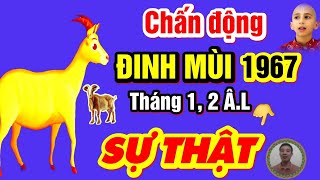 🔴 Tiên Tri Chấn Động Cuộc Đời ĐINH MÙI 1967 BỀ TRÊN BAN LỘC Tiền Tỷ Về Tay Cực Giàu Tháng 1 2 ÂM [upl. by Haggar]