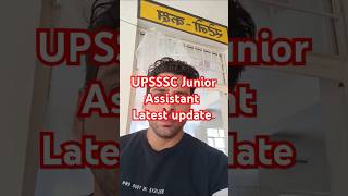 UPSSSC Junior Assistant 1262 typing dateUPSSSC latest news shorts shortvideo trending viral [upl. by Alliehs522]