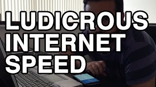 upgrading to LUDICROUS INTERNET SPEED [upl. by Runstadler]