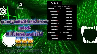 Granny outwitt Mod unlocked download Mod unlimited all features available 😇😇😇 [upl. by Nnylak521]