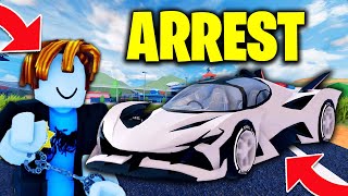 JAILBREAK ARRESTING Until I get the LIMITED APERTURE Roblox [upl. by Ocsirf525]