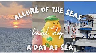 🛳 Weekend Cruise on Allure of the Seas  Day 3  A Day at Sea [upl. by Ario715]