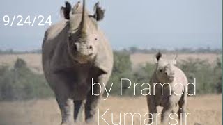 Prativarsh ‘Vishwa gainda Diwas’ World Rhino Day Kab Manaya Jata Hai important current affairs [upl. by Queri]