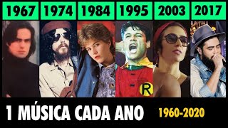 MELHOR MÚSICA NACIONAL DE CADA ANO  1960 a 2020 [upl. by Yran]