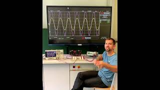 Schwebung von zwei Signalen education experiment physik [upl. by Efram559]