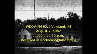 WKQVFM 921 Vineland NJ 1982 aircheck received from Northeast Philadelphia [upl. by Jammal746]