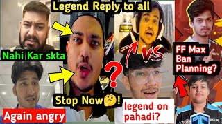 Nivesh Planning For FF Max Ban 😯 Legend Reply To Pahadi😨 Rocky Final Reply  Mehul On Ritik ampPP [upl. by Beckie]