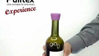 Silicone Wine Stopper  Pulltex [upl. by Onaireves]