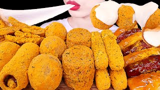 ASMR MUKBANG｜CHEESE BALL CORN DOG FRIES CHEESE STICKS MENBOSHA 뿌링클 사이드 치즈볼 치즈스틱 감자튀김 핫도그 소떡소떡 먹방 [upl. by Ainniz]