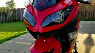 Kawasaki Ninja 300 Full Walk Around Review amp Modifications Passion Red kawasaki ninja300 [upl. by Yniar155]