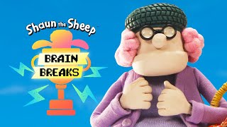 NEW 🐑 Get Gran Home 🐑 Shaun the Sheep  Brain Break 🐑 For Kids [upl. by Evetta13]