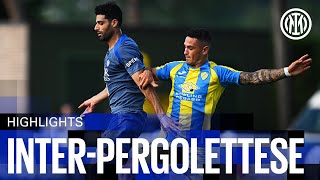 TAREMI ANCORA IN GOL  INTER 21 PERGOLETTESE  HIGHLIGHTS  AMICHEVOLE 202425 ⚽⚫🔵 [upl. by Marijn527]