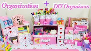 Stationery Organization  DIY Organizers  Back to School [upl. by Friedlander]