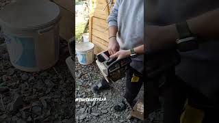 Stihl Chainsaw refueling  Crafty Lab Homestead How to refuel a stihl Chainsaw [upl. by Assira321]