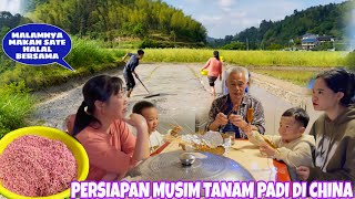 MENJADI PETANI WAKTUNYA MENABUR BIBIT PADI DI SAWAH LALU CARI SATE DAN MAKAN BERSAMA SAMA [upl. by Xineohp521]