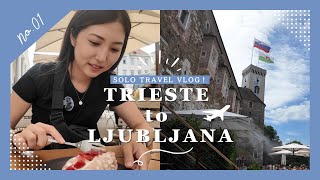 Solo Travel Vlog  世界一周・イタリアからスロベニアへ・トリエステのジェラートが1番！ [upl. by Gabriell]